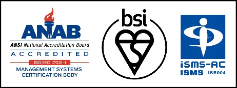 ISMS ANAB JIPDEC IS 592405 / ISO 27001